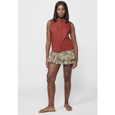 Imagen de Koroshi Blusa Rojo red, Mujer, Talla: Large, red