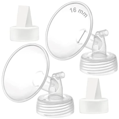 Imagen de Maymom Válvula de brida y pico pato 16 mm compatible con Spectra S1 S2 9 Plus no originales Pump Parts Reemplaza Brange Duckbill