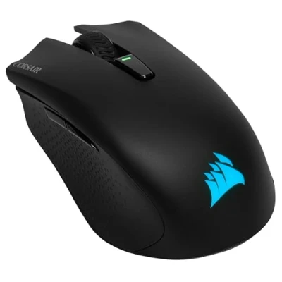 Imagen de Corsair HARPOON WIRELESS RGB Ratón Ligero para Juegos FPS/MOBA 10.000 PPP 6 Botones Programables Bluetooth de Baja Latencia Compatible con iCUE PC, Mac, PS5, PS4, Xbox Negro