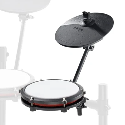 Imagen de Alesis Pack de expansión Drums Nitro Max set batería eléctrica para kit Max, pad tom malla, platillo 10&quot; con choke y cables