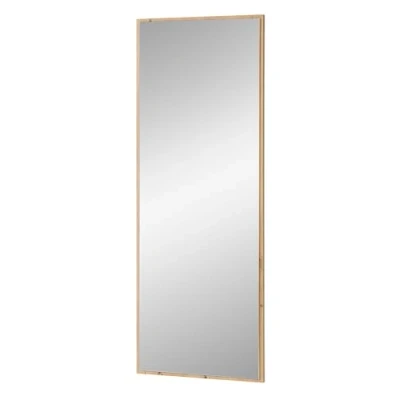 Imagen de Stella Trading Bari Espejo de Pared en Aspecto Roble Artesano con Certificado FSC, Rectangular para Pasillo y Armario, 44 x 117 2 cm (Ancho Alto Profundidad)