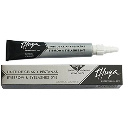 Imagen de Thuya tinte pestañas y cejas, con queratina, áloe argán, 15 ml, grafito (1 unidad)
