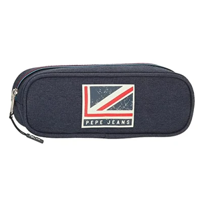 Imagen de Pepe Jeans Aidan Estuche Azul 22x7x3 cms Poliéster