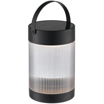Imagen de Nordlux Lámpara de mesa solar Coupar, negra, plástico, IP44