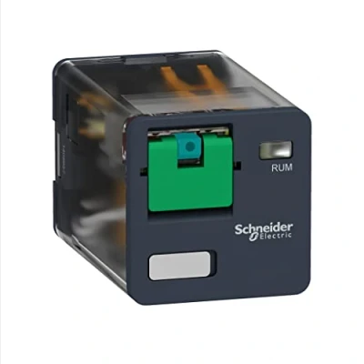 Imagen de Schneider Electric RUMC31BD Relé 3Co 10A, Botón Test 24Vdc, Juego de 10