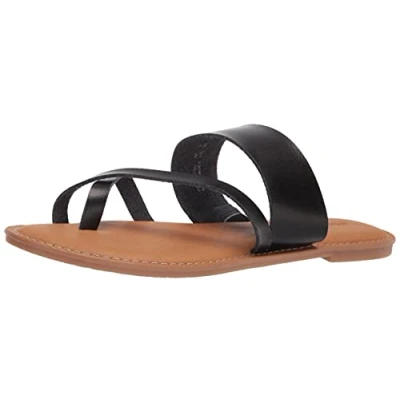 Imagen de Amazon Essentials Sandalia de Dedo con Una Banda Mujer, Negro, 40 EU