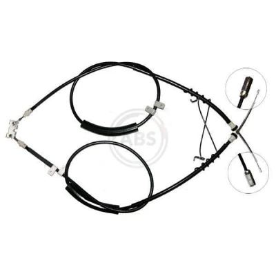 Imagen de A.B.S. K17695 Cable de Freno Mano 1785, 1785 Tambor FORD: Tourneo Connect, Transit Connect Mk1 Furgón