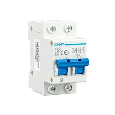 Imagen de CHINT Interruptor Automatico Magnetotermico Gama Domestica Curva C (2 Polos, 25A)