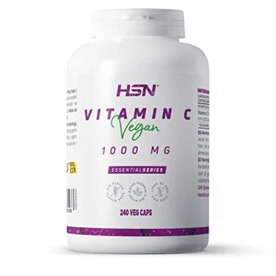 Imagen de Vitamina C 1000 mg de HSN 240 Cápsulas Vegetales 1 gramo por Toma Pura como Ácido Ascórbico Suministro para 8 Meses No GMO, Vegano, Sin Gluten