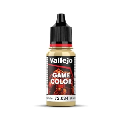 Imagen de Vallejo Game Color Pintura Acrílica Bonewhite Acabado Mate, 18 ml. Autonivelante y Sistema BSL