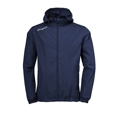Imagen de Uhlsport Essential Rain Jacket Chaqueta Impermeable Para Hombre, azul marino/blanco, 164