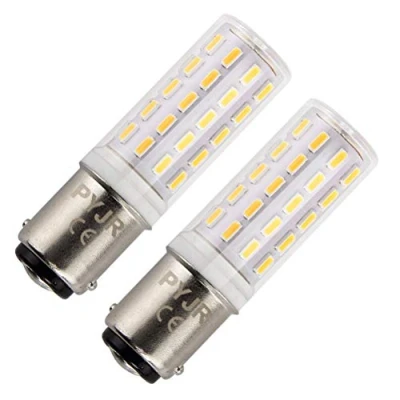 Imagen de PYJR B15 Bombilla 5W Led, Doble Bayoneta Sbc, AC220V Blanco CáLido 3000K 400Lm, Equivalente HalóGena De 45W, Non Dimmable, Para MáQuinas Coser, Remalladoras Y FrigoríFicos. (2 Piezas)