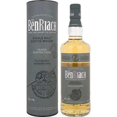 Imagen de The BenRiach PEATED QUARTER CASKS Single Malt Scotch Whisky 46% Vol. 0,7l in Giftbox