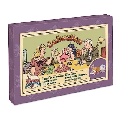 Imagen de Cayro Lotería + 8 Años Tablero y Números de Madera Juego Clásico Mesa para Niños Adultos Caja Retro 1 Bolsa Tela 2 a Jugadores