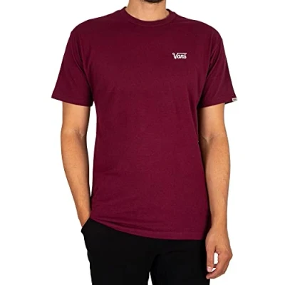 Imagen de Vans Camiseta Mini Script para Hombre, Burdeos, XS