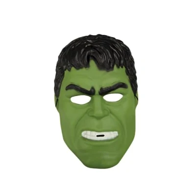 Imagen de Rubies máscara Hulk Shallow para niños y niñas, Oficial de las películas Avengers, hecha en plástico con ajuste velcro, ideal halloween, navidad, carnaval cumpleaños.