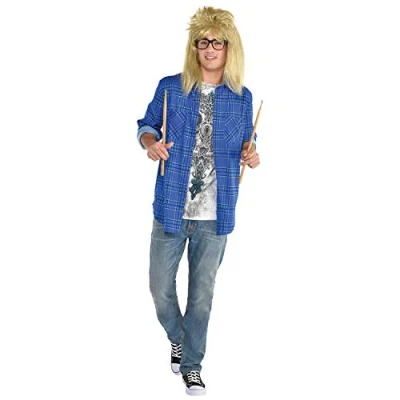 Imagen de amscan 9907357 Disfraz de adulto (talla extragrande), unisex, color azul
