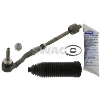 Imagen de SWAG 20 94 0091 Barra de dirección Eje delantero, izquierda con grasa tuerca, abrazaderas, manguito BMW: 5 Berlina, 7