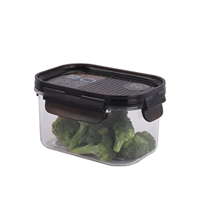 Imagen de LocknLock Contenedor, Tritan, Negro, 450 ml