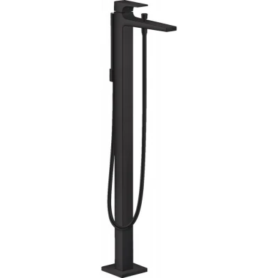 Imagen de Hansgrohe 32532670 Grifo Monomando para bañera, Negro Mate