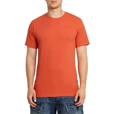Imagen de G STAR Slim Base T Shirt, Camiseta Hombre, Rojo (Lt Antic Red D19070 C723 B439), M