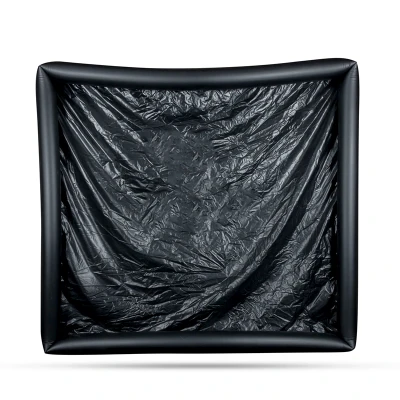 Imagen de Lámina De Vinilo Con Bordes Inflables Negro