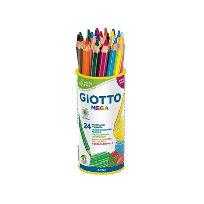 Imagen de Giotto Mega Lápices de Colores, Bote 24 Uds.