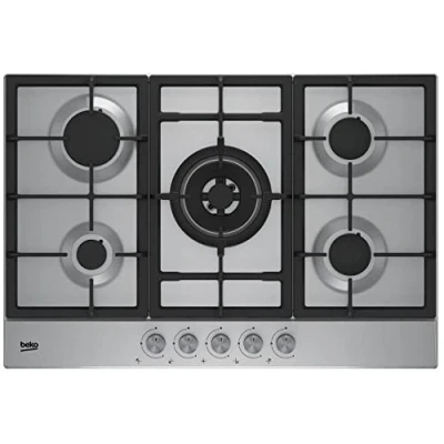 Imagen de ¡Oferta 13% ! Beko Hiaw75225sl Encimera De Gas 5 Zonas Coccion Ancho 75 Cm