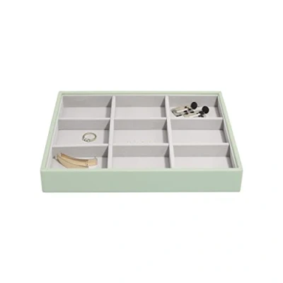 Imagen de Stackers Sage Green Classic Declaración Pendiente Joyería Capa