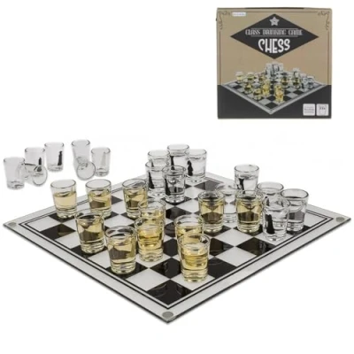 Imagen de Luxury Bougies Juego de ajedrez con 32 Vasos (35 x 35 cm, en Caja Regalo)