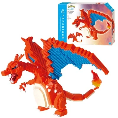Imagen de nanoblock Pokémon Edición Deluxe Charizard, kit de construcción la serie