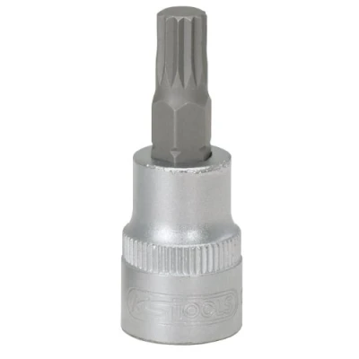 Imagen de KS TOOLS 911.3920 Piezas insertables de llave cubo DIN3120, ISO1174 M10 Acero cromo vanadio dentado interior, exterior moleteado