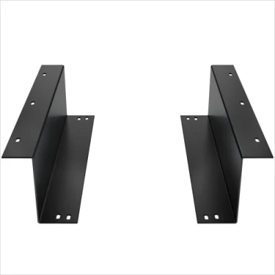 Imagen de ACROPAQ Soporte para cajón portamonedas bajo Mesa 2 rieles, Cajon Caja registradora 33cm, Acero Robusto, Fácil Montaje mostrador registradora, P0012