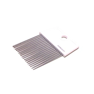 Imagen de Fackelmann Guía para Cortar Cebolla o hacer rodajas de Frutas y Verduras, con púas en acero inoxidable, Apto Lavavajillas, 9x7cm 1 und.