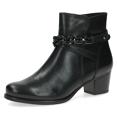 Imagen de CAPRICE 9 25336 41, Botines de tacón con cordones para Mujer, Negro (Black Nappa), 41 EU