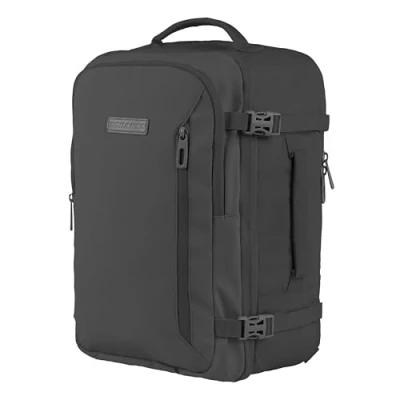 Imagen de Ryanair Mochila Equipaje de Mano 40x20x25, Bolsa 20L Easyjet Vuelos Low Cost Carbono