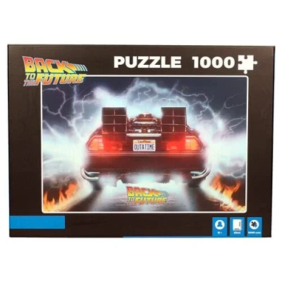 Imagen de SD TOYS Puzzle Delorean out a Time Regreso al Futuro 1000pzs Back To The Juego, Multicolor, Talla única (91550)