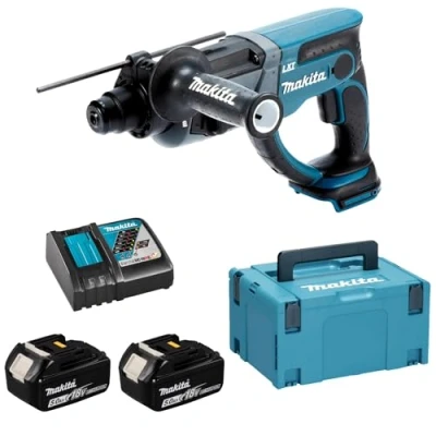 Imagen de Makita Dhr202Rtj Martillo ligero 20mm 18v litio 5,0ah makpac