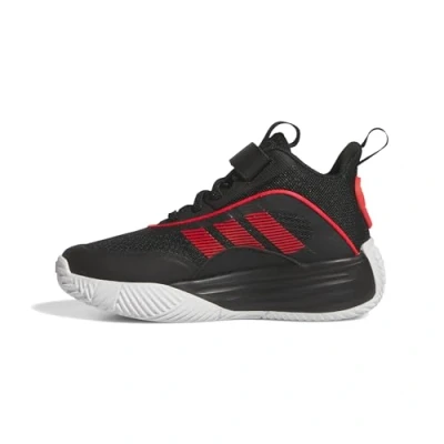 Imagen de adidas OWNTHEGAME 3.0 Shoes, Zapatillas de Baloncesto Unisex niños, Core Black/Lucid Red/FTWR White, 35 EU