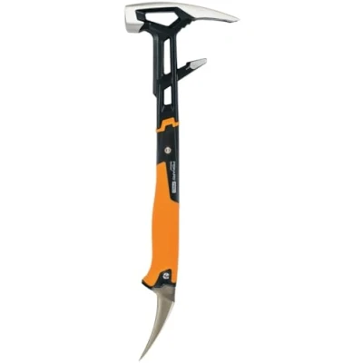 Imagen de Fiskars Herramienta de demolición IsoCore M, Para una variedad trabajos demolición, Longitud: 46,2 cm, Peso: 1,38 kg, Negro/Naranja, 1027220
