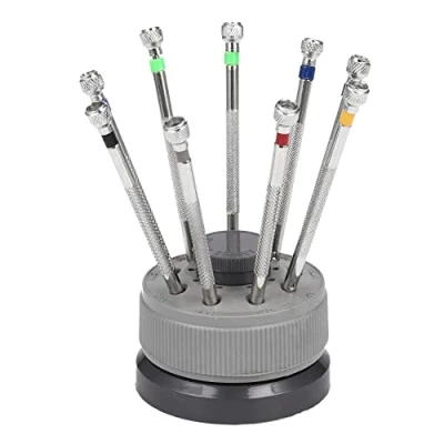 Imagen de Sefdrert Juego de destornilladores precisión acero 0,5 a 2,5 mm, 9 piezas para reparación relojes, Como se muestra en la imagen.