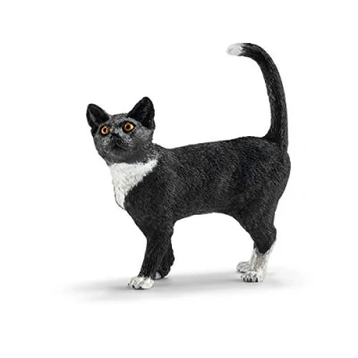 Imagen de Schleich 13770 Gato de Pie Figura, Multicolor