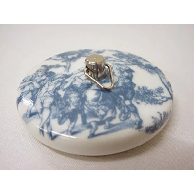 Imagen de TAPON BAÑERA LAVABO BIDE FREGADERO STANDARD PORCELANA CLASICO AZUL
