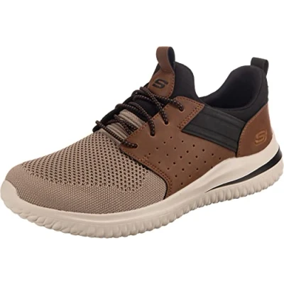 Imagen de Skechers 210238 Brtn, Zapatillas Hombre, Malla de Punto marrón con sintético, 45 EU