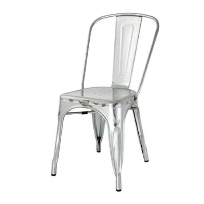 Imagen de Bolero Bistro Sillas laterales de acero galvanizado (4 unidades)