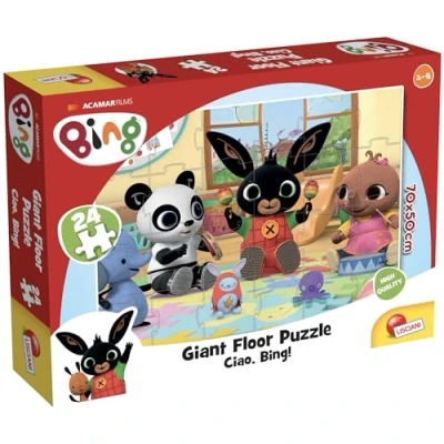 Imagen de LISCIANI Italy GIANT FLOOR PUZZLE 24 PCS 70x50 cm Ciao BING, color maxi (74716)