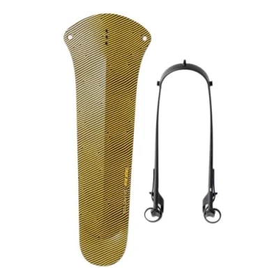 Imagen de ASS SAVERS Win Wing 2 Gravel Guardabarros Trasero para Bicicletas de Grava con Horquilla Negra, Anchos neumáticos hasta 60 mm, Ultraligero, Clip, fácil instalación y extracción, Montaje
