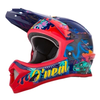 Imagen de O&#039;Neal Casco de ciclismo montaña Niños MTB Carcasa ABS, rejillas ventilación para una óptima refrigeración, norma seguridad EN1078 Sonus Youth Rex Multi talla L