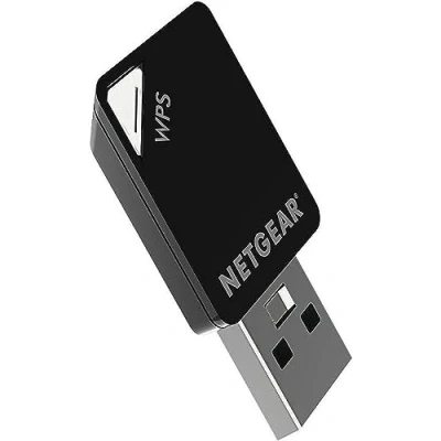 Imagen de NETGEAR Mini Adaptador USB WiFi A6100 100PES AC600 802.11ac de doble banda (150/433 Mbps), negro