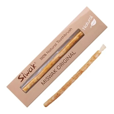 Imagen de Miswak cepillo de dientes natural sabor natural. Raíz original Siwak para el cepillado y blanqueamiento dental. Detiene sangrado las encías la inflamación encías.